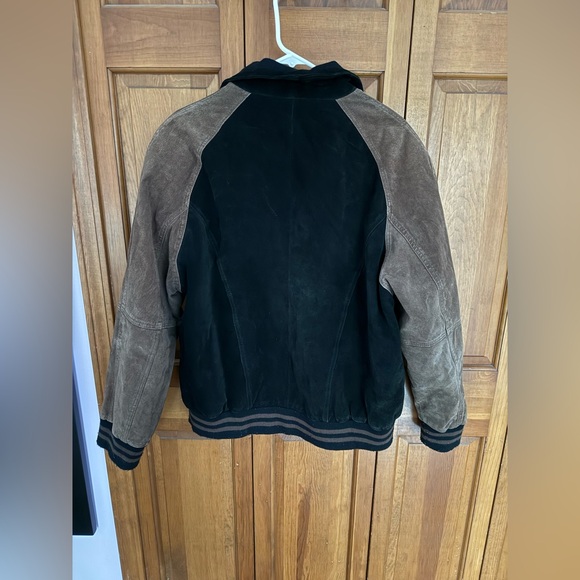 Serge Platini Suede Bomber Jacket - Picture 2 of 6